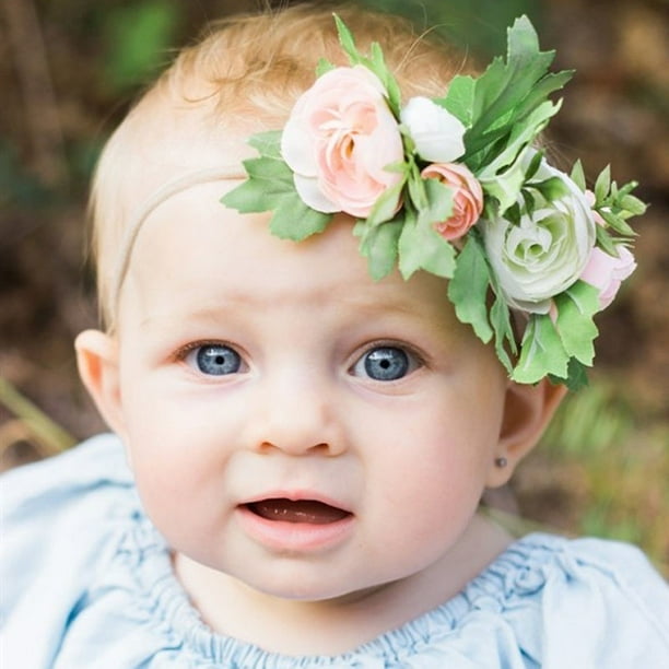 Newborn Kids Baby Girls Toddler Flower Headband Hair Band Headwear Accessories